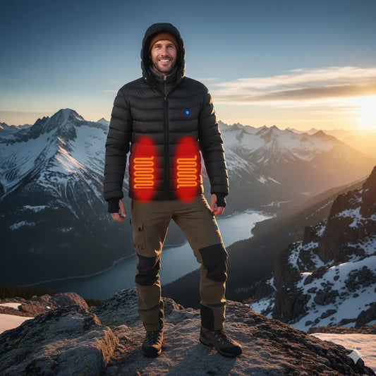 Kurtka Podgrzewana HeroGifts USB – Wodoodporna z 5 Strefami Grzewczymi HeroGifts